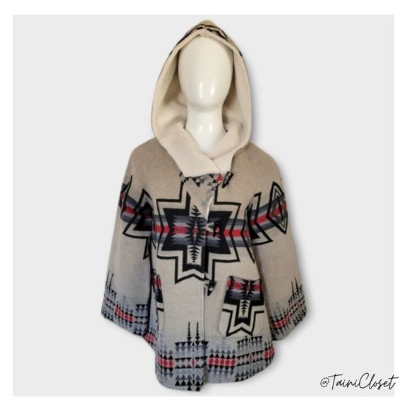 powder river outfitters Jackets & Blazers - Powder River Outfitters Coat Jacket Tribal Aztec Navajo